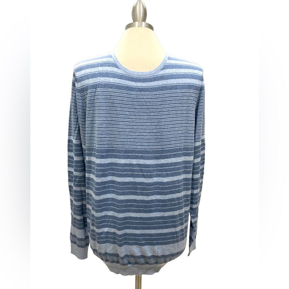 Joe Joseph Abboud Blue Two Tone Striped No Fabric Content Cotton Brand New